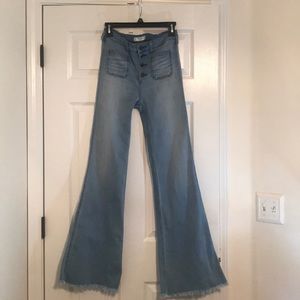 Light Blue Flare Jeans